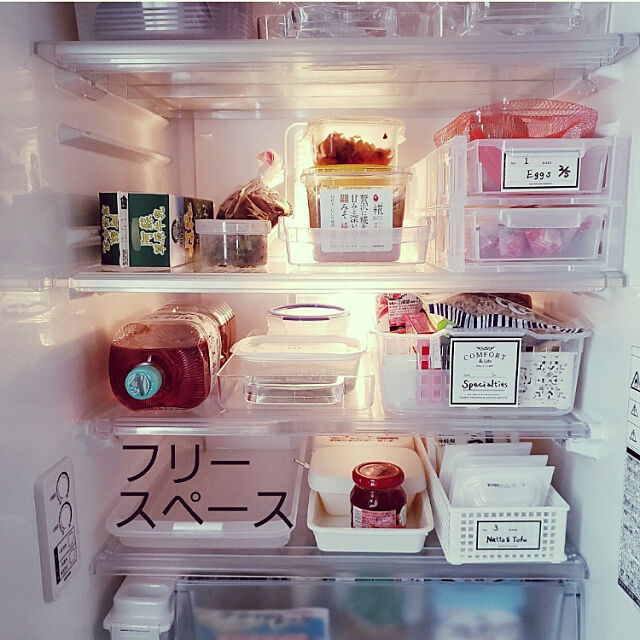 Kitchen,冷蔵庫の中,100均,セリア,ダイソー,CAN DO,温め～直した～らダメ～,冷蔵庫の中で～腐りかけた貝を～ meekoの部屋