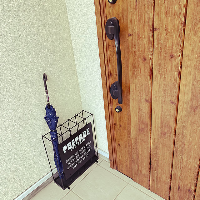 ニトリ,傘立て,Entrance,雨の日も楽しく☔ Nontaの部屋