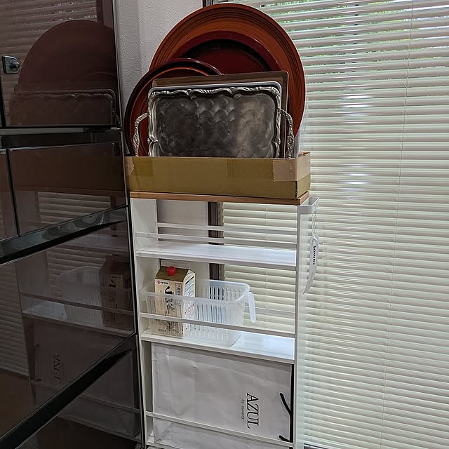 Kitchen,隙間収納,冷蔵庫周り,tower,RCの出会いに感謝♡,towerシリーズ,買ってよかったもの,見て下さりありがとうございます,RCショッピング,tower商品,象彦のお膳 Rの部屋