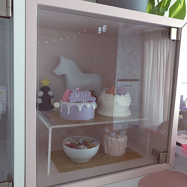 キャンドル,エーケト,IKEA,Bedroom kanaの部屋