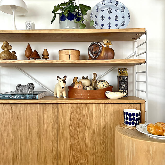 My Shelf,お気に入り,お気に入りコーナー,マンション,Lisa Larson,リサラーソン,シェルフ,ナチュラルインテリア,NO GREEN NO LIFE,ディスプレイコーナー,マンション暮らし pooの部屋