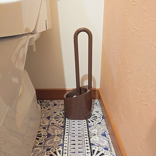 Bathroom,トイレブラシ,トイレクリーナー,フロート,float,空中収納,トイレ掃除グッズ,買い替え,HM1002　アズレージョ,サンゲツ,RE2587 RAMIEの部屋