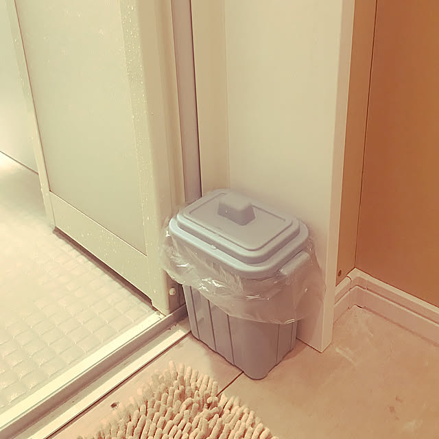 Bathroom,ゴミ箱,seria,サイズぴったり Yakoの部屋