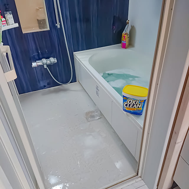 Bathroom,オキシクリーン,オキシ漬け,お風呂掃除 Kの部屋