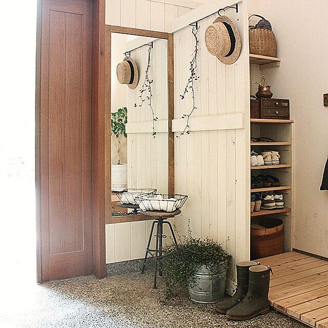 Entrance,DIY,模様替え,古道具,玄関収納 makoroの部屋
