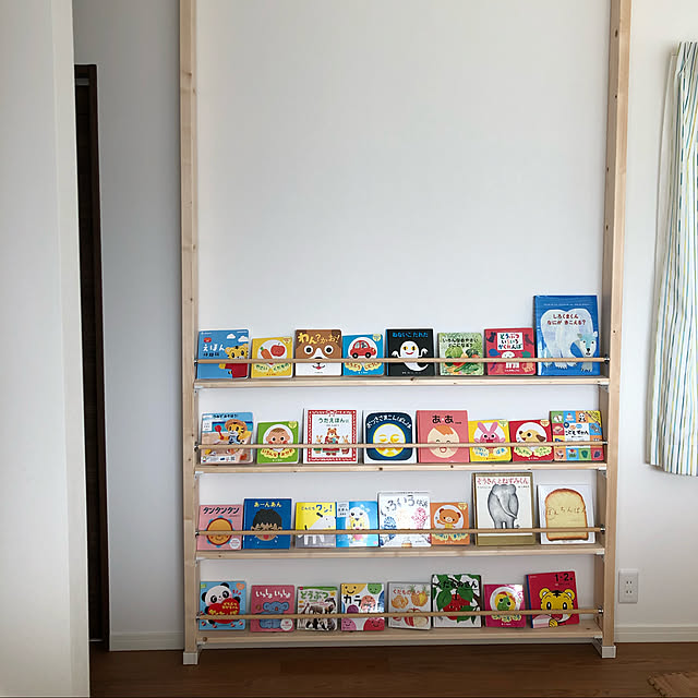 絵本棚DIY,絵本棚,ディアウォール棚,DIY初心者,DIY棚,On Walls 2n2n_sintk2nの部屋