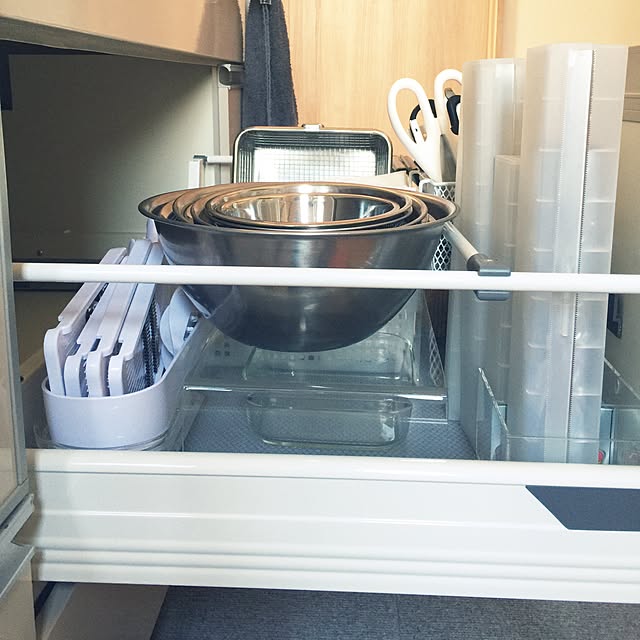 Kitchen,家事がしやすい部屋づくり,もたない暮らし,無印良品,整理収納部,すっきりとした暮らし,シンク下収納 samaの部屋