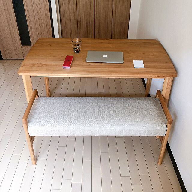 アルナス,ダイニングテーブル,大学生,一人暮らし,1K,六畳,ニトリ,無垢の家具,My Desk yukaikoinuの部屋