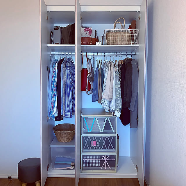 衣装ケース,IKEA,マンションインテリア,無印良品,Bedroom Mの部屋