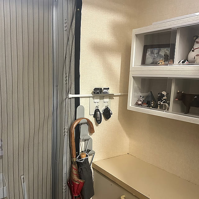 My Shelf,つっぱり棒,狭小住宅,1K ひとり暮らし,つっぱり棒収納,6畳1K、和室,1K,ひとり暮らし 1K,1K6畳,６畳1K ayu_の部屋