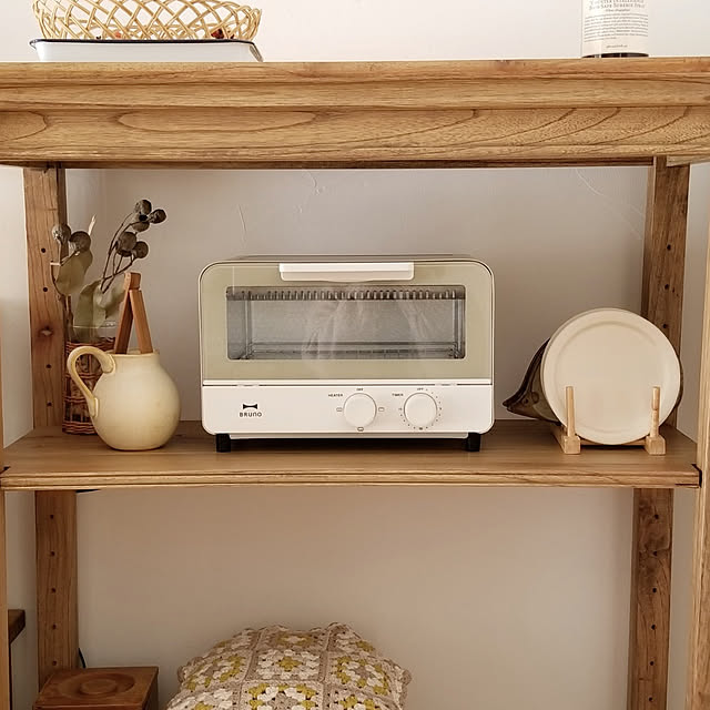Kitchen,おうち見直しキャンペーン,当選ありがとうございます!!,ブルーノ,ブルーノオーブントースター,オーブントースター,キッチン家電,グレージュ家電 totonatuloveの部屋