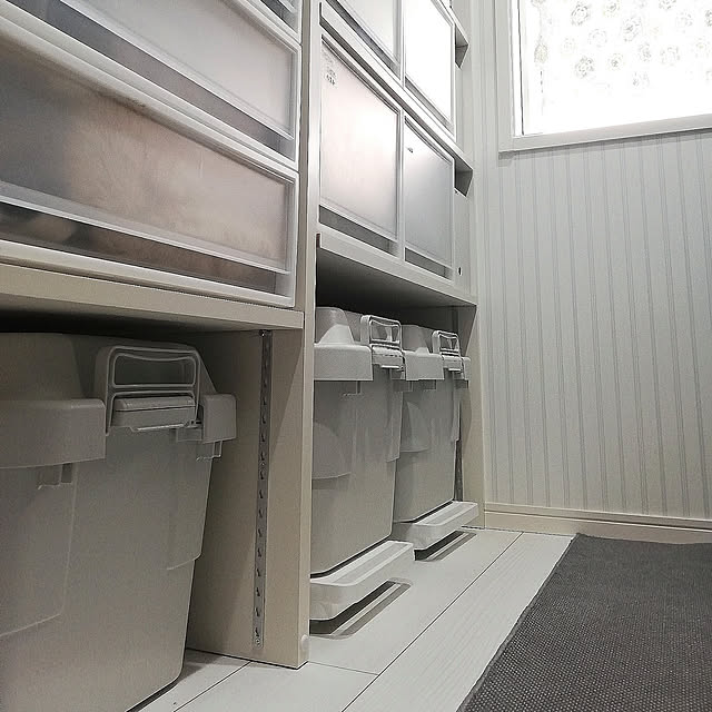 Bathroom,RoomClipショッピング,ウォークインクローゼット,納戸,山善実業,towerシリーズ,台車,耐荷重100kg,白と黒 あります,シンプルイズベスト,暮らしを楽しむ,インテリアを楽しむ,抜け感をつくる,ごちゃ混ぜインテリアの会,収納 fumitanの部屋