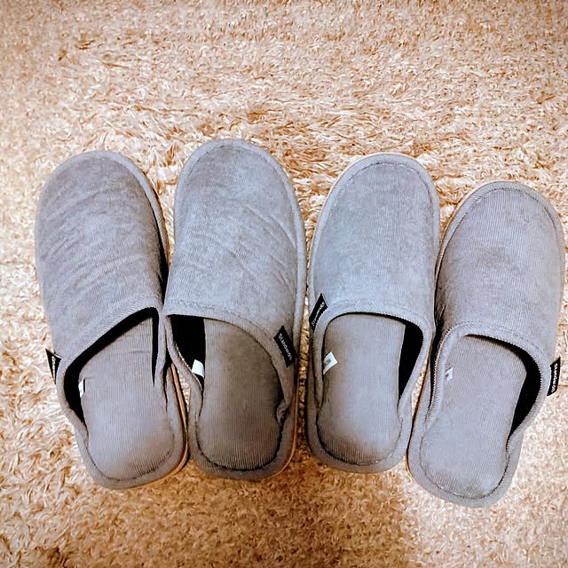 Lounge,ルームシューズ,スタンダードプロダクツ,スタンダードプロダクツのスリッパ,シンプルナチュラル,シンプルインテリア,冬支度 mihokoの部屋