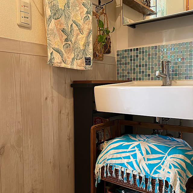 Bathroom,収納アイテム,洗面台,山崎実業,スリムワゴン,洗面所のインテリア,モニター応募投稿 ulalauの部屋