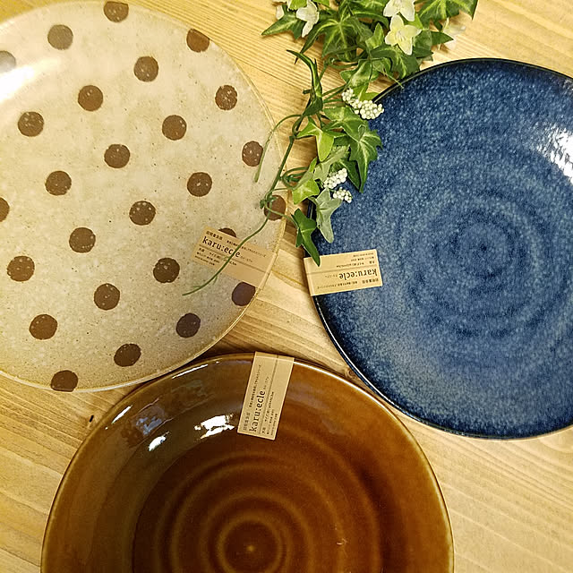 Bedroom,キッチングッズ,ニトリお皿,karu:ecle,超軽量食器,いいね、フォロー本当に感謝です♡,フォロワーの皆さんに感謝です,自己満足,狭い部屋でもインテリアを楽しむ Chiの部屋