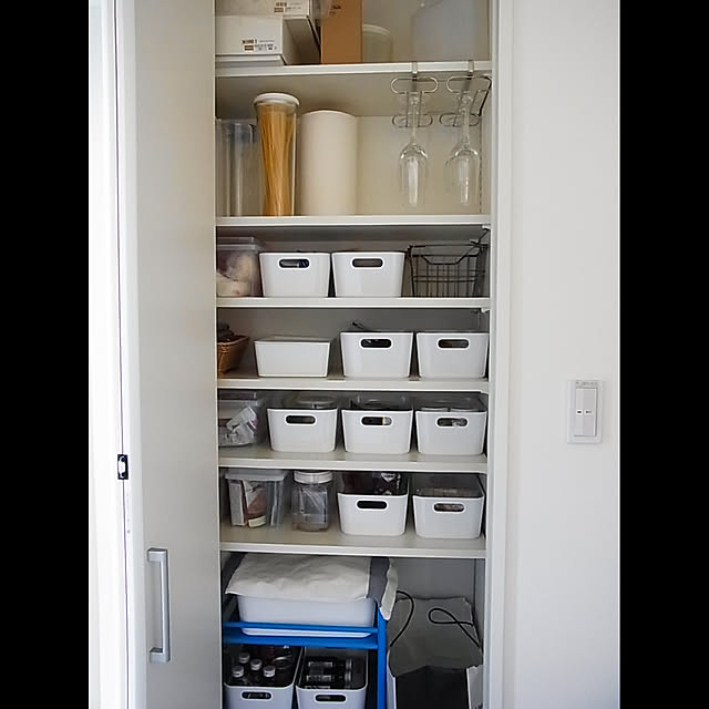 Kitchen,IKEA,パントリー,収納,ヴァリエラ,IKEA収納,整理収納,キッチン収納,パントリー収納,パントリー内部 fleurの部屋