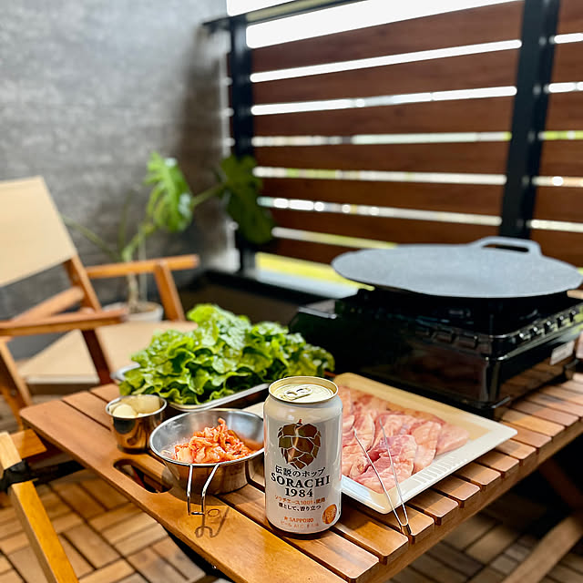 おうちご飯,アウトドア,インナーバルコニー,ベランピング,SORACHIゴハン,SORACHI1984,暮らしのハンドブック2023,料理部,テーブルコーディネート,おうちごはん nashie7474の部屋