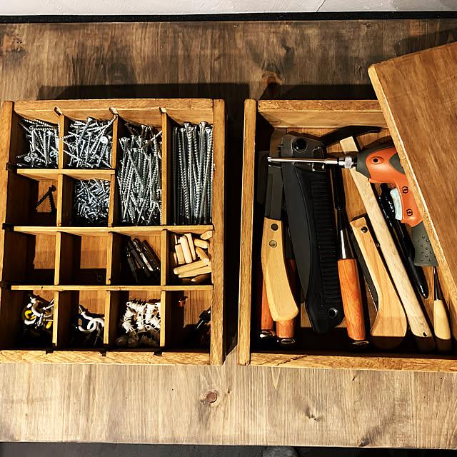 工具をもっと使いやすく!DIYで作る工具箱・工具棚の実例集 工具をもっと使いやすく!DIYで作る工具箱・工具棚の実例集