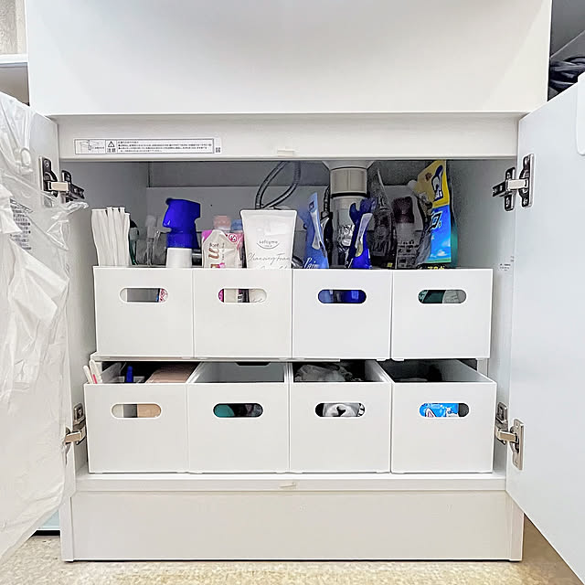 Bathroom,シンデレラフィット,洗面台下収納,整理ボックス クラネ,ニトリ,山崎実業,収納,シンプル,賃貸,築30年 LUMIXの部屋