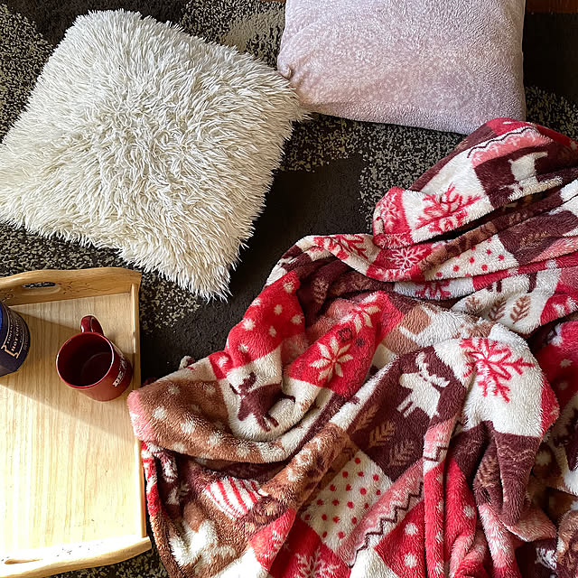Lounge,しまむらブランケット,ニトリホームデコ,ブランケット,moz,しまむら,あったかグッズ,団地,あたたかいクッション mamiの部屋