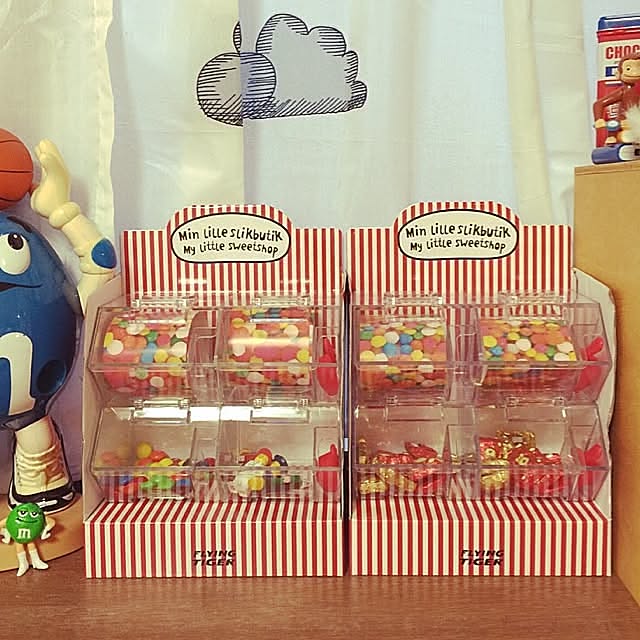 My Shelf,タイガーコペハーゲン,おもちゃ,おもちゃ好き,お菓子屋さん,m&m's,ごちゃごちゃ Makiの部屋