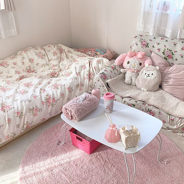 マイメロ,姫系,ホワイト,ピンク,雑貨,My Desk airi0o0の部屋