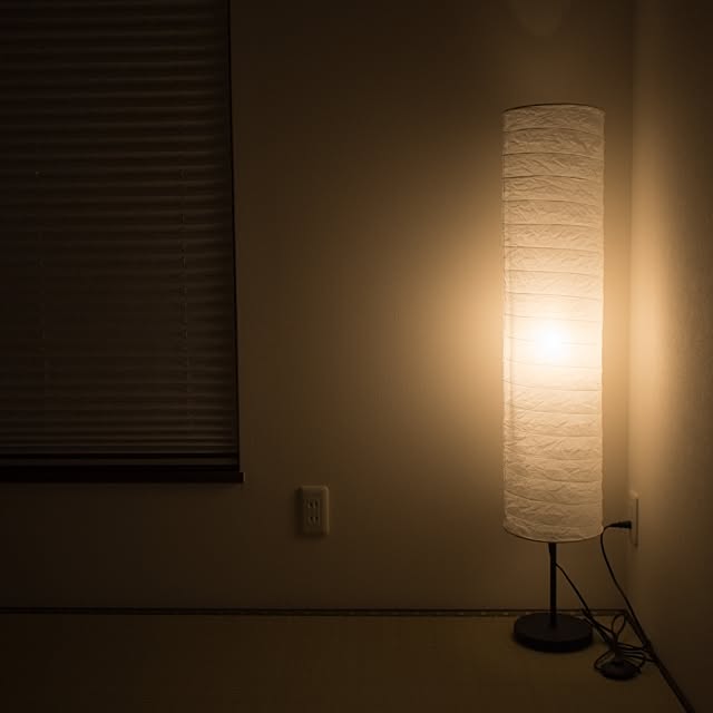 和紙のルームランプ,灯り,和室,照明 Vanilla_Flakeの部屋