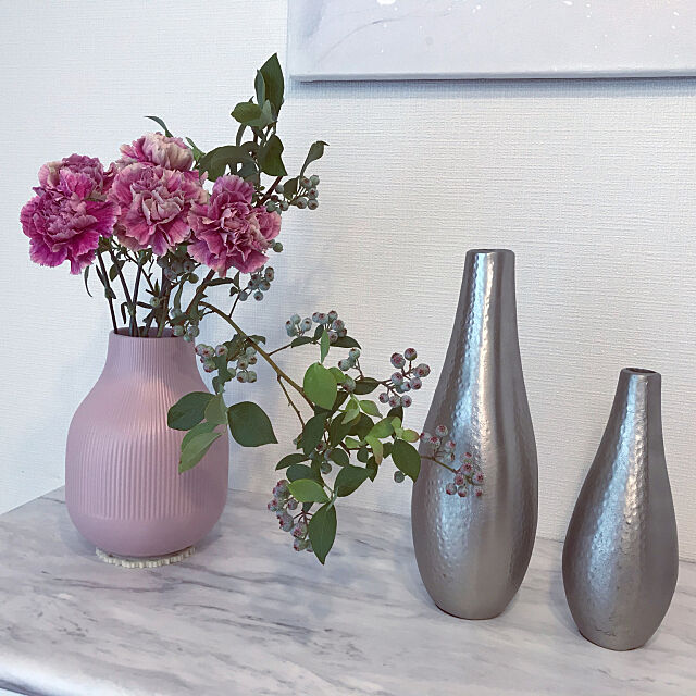 アクタス 花瓶,花のある暮らし,日比谷花壇,Lounge,IKEA花瓶,ブルーベリー,IKEA,ACTUS yumiの部屋