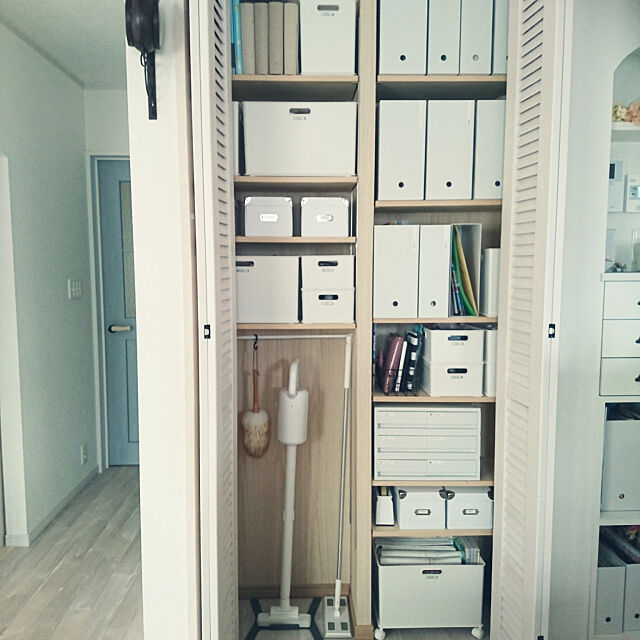 My Shelf,リビング収納,ルーバー扉,無印良品 piyokoの部屋