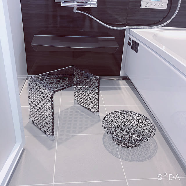 アクリルバスチェア,バスチェア,新築,Bathroom mnm.0322の部屋