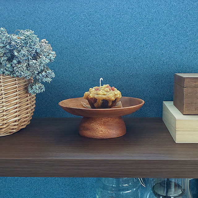 Kitchen,ニトリ,ハンドメイド,暮らしを楽しむ,食器,青い壁,ケーキスタンド,ケーキスタンドDIY chie_springの部屋