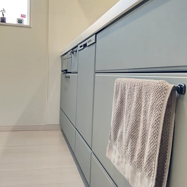 Kitchen,クリナップ ステディア,クリナップキッチン,グレー,ステディア,ホワイト,H&M HOME orangetteの部屋