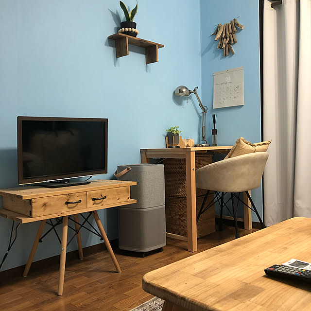 木製家具,ワンルームインテリア,一人暮らし,いいね！押し逃げすみません(。>д<),お金をかけなくても楽しめる暮らし♡,お気に入り,RCの皆さまに感謝♡,boho styleに憧れる,ワンルームでも楽しく,賃貸インテリア,フォロワーの皆様に感謝です♫,一人暮らしインテリア,一人暮らしをとことん楽しむ,ワンルーム,Lounge nya-の部屋
