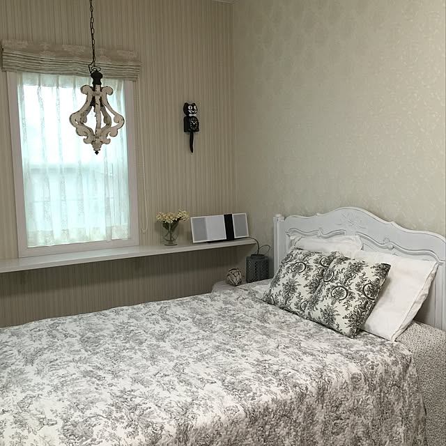 Bedroom,トワルドジュイの布地,ホテル風のお部屋,寝室,ベッドルーム,ホテルライク,NO CAT,NO LIFE❤️,いつもいいねやコメントありがとう♡,イベント参加中 yuchiの部屋