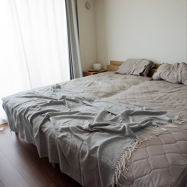 ひざ掛け,IKEAホルンヴィ,Bedroom Rayuの部屋