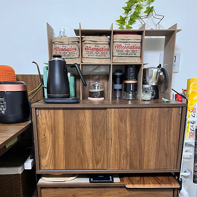 Kitchen,PUZZLEBOAD,100均,賃貸,オープンラック,2DK,キッチン収納,ezbo,わが家のキッチン sobateaの部屋