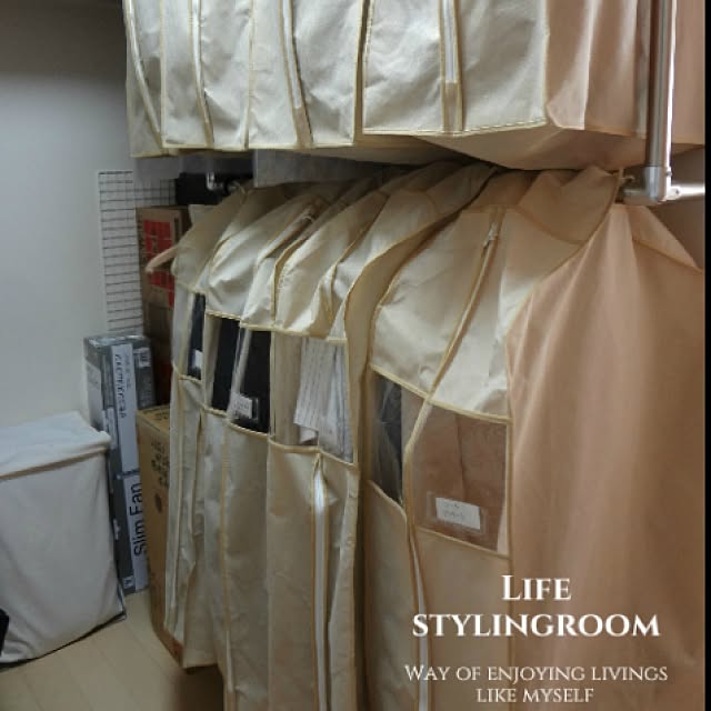 Bedroom,収納の巣,クローゼット,収納,衣替え Hiromiの部屋