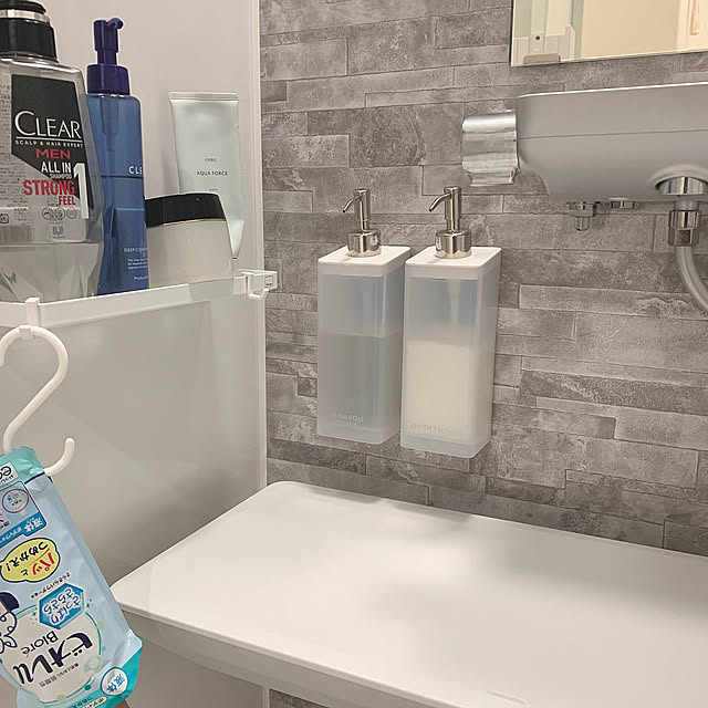 山崎実業さんの物でした。,TOTOサザナ,TOTO,注文住宅,みなさんとの出会いに感謝♡,白が好き♡,白とグレー♡,グレージュも好き,イベント参加♡,Bathroom mariの部屋