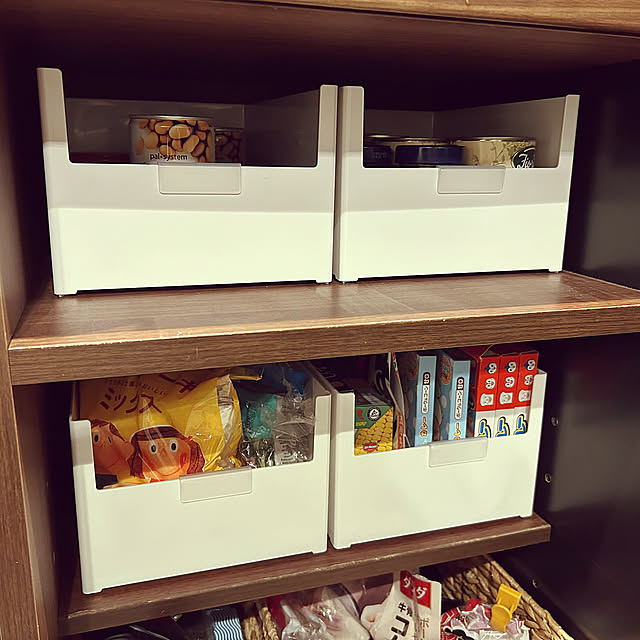Kitchen,レトルト食品収納,缶詰収納,カインズ,ペットと暮らす家,建売だけど諦めない！(笑),使いやすい収納,工夫する楽しさ♪,生活感たっぷり,こどもと暮らす。,せまくても諦めない！ htaorwuaの部屋