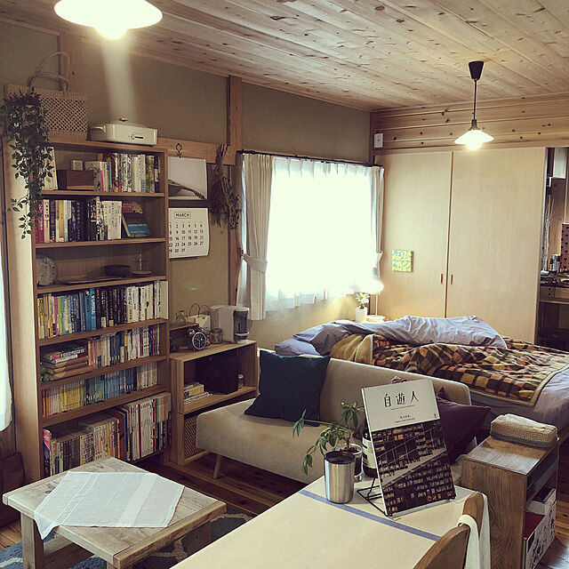 至極の賃貸✨,ワンルーム,一人暮らし,木のぬくもり,Overview sya-chiの部屋