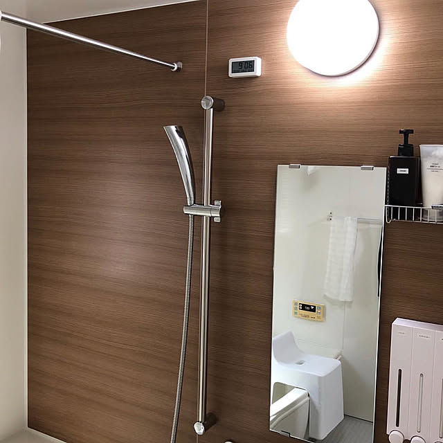 Bathroom,Muji,無印良品,バスクロック,生活感たっぷり,建売住宅,真面目に家pic Minaの部屋