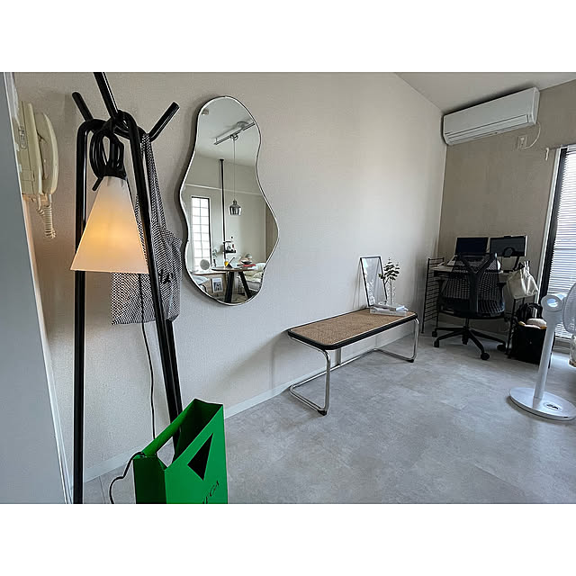 pondmirror,ferm LIVING,FLOS,knit,HAY,賃貸インテリア,8.5畳,インテリア,一人暮らし,1K,hermanmiller,saylchair,照明,セイルチェア,mayday,Overview Kanoの部屋