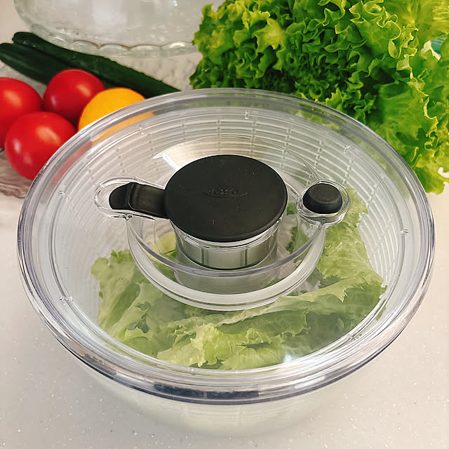 Kitchen,野菜,サラダボウル,一人暮らし,平屋,OXO,サラダ,サラダスピナー,新生活,平屋暮らし,OXO サラダスピナー tomatoの部屋