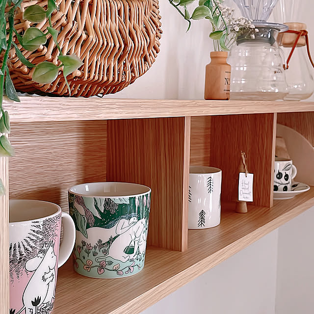 My Shelf,無印良品のある暮らし,無印良品週間,無印良品,無印良品 壁に付けられる家具,お気に入りマグ,お気に入りマグカップ,飾り棚ディスプレイ,飾り棚,買ってよかったもの,愛用品,ホワイトインテリア,ナチュラルインテリア,北欧インテリア,北欧モダン,お気に入りアイテム,ホワイトナチュラル,木のある暮らし milkcocoaの部屋