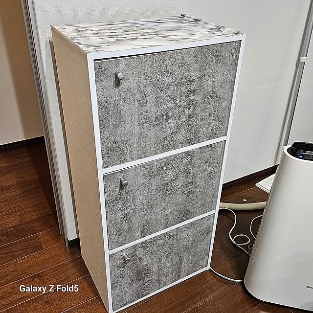 My Shelf,DIY,ニトリ,カラーボックス収納,カラーボックスリメイク,モノトーン,男前 syutyの部屋