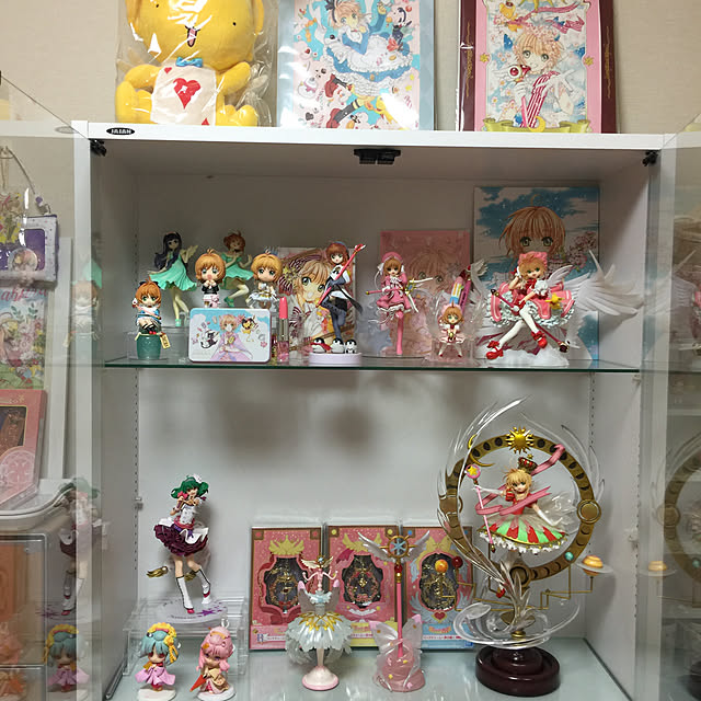 マクロスF,フィギュア棚,おたく部屋,フィギュア(人形),カードキャプターさくら,My Shelf luceの部屋