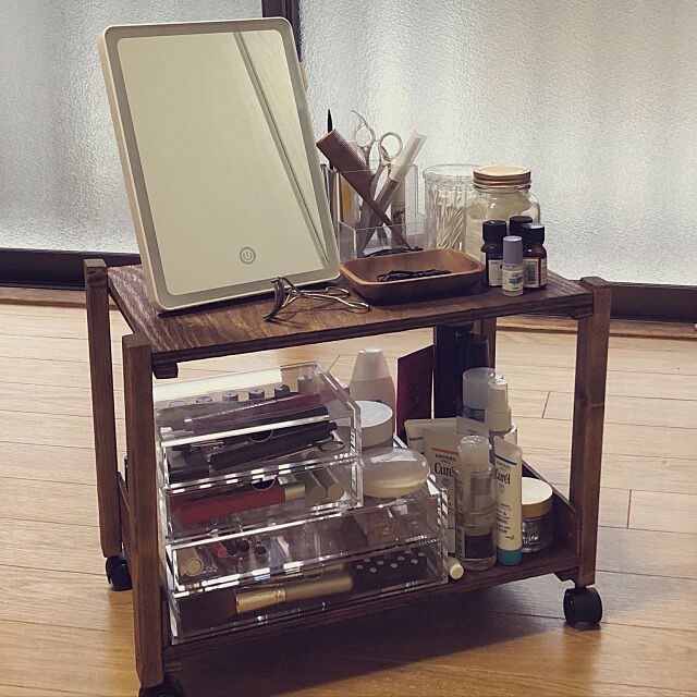 My Shelf,コスメ収納,DIY,無印良品 ajicolor00の部屋
