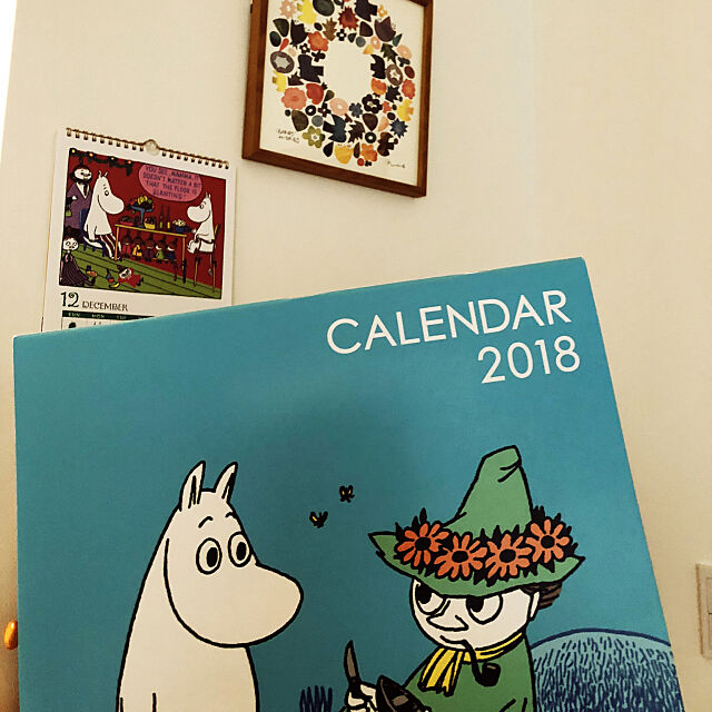 Lounge,コストコ,BIRDS’ WORDS,Moomin,2018年カレンダー kinopiyoの部屋