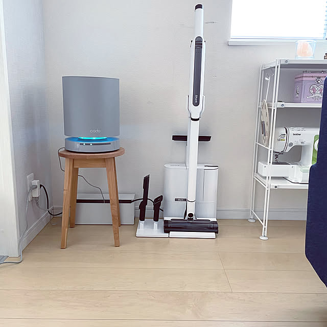 サイドテーブル,ベルメゾン,空気清浄機,カドー,シャーク掃除機,Lounge bepooo03の部屋