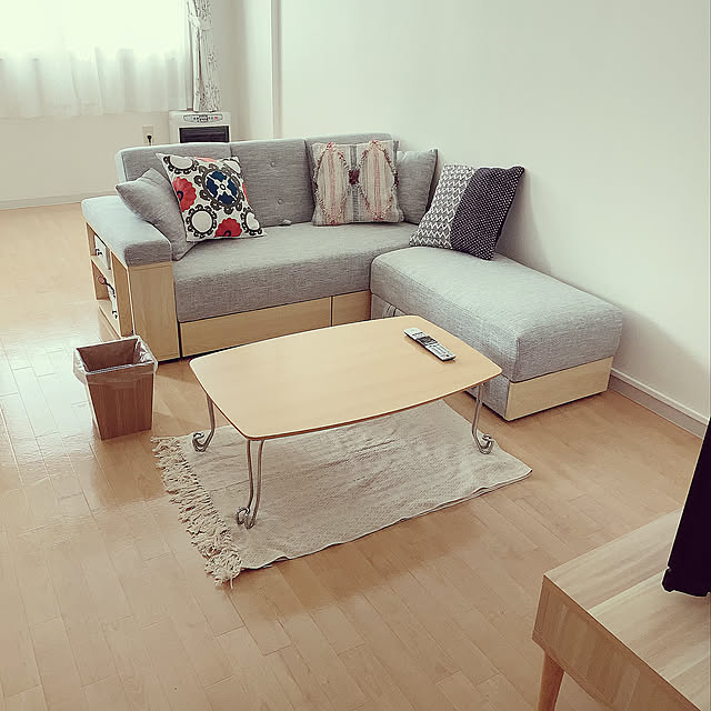 収納付き,ソファー,ソファ,クッション,unico,一人暮らし,1LDK,ニトリ,Lounge 325の部屋